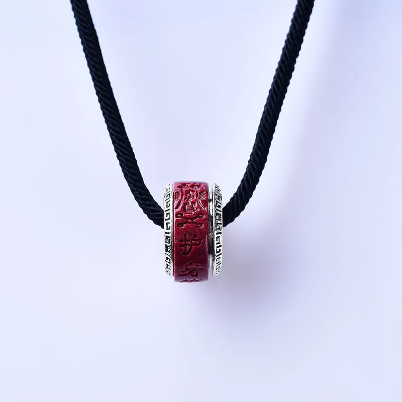 FOREVER MELODY Reconstructed Cinnabar Necklaces Unisex-4