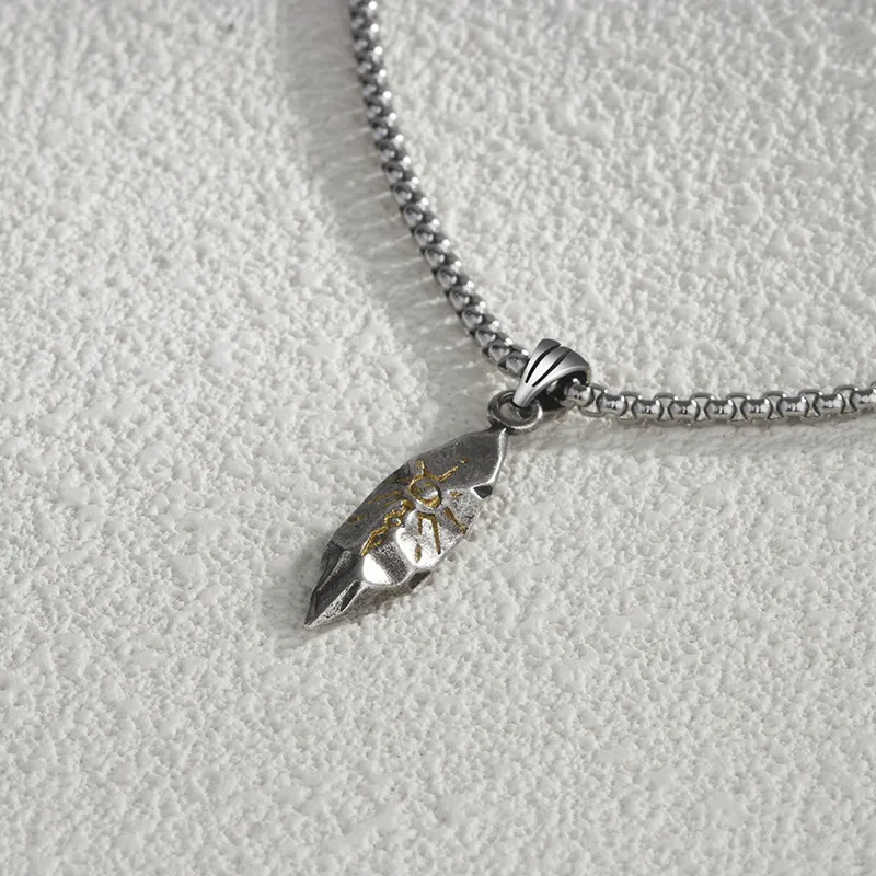 FOREVER MELODY Copper/Titanium Steel Necklaces Men's-2