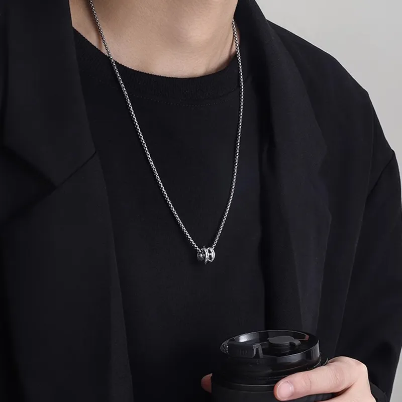 FOREVER MELODY 999 Fine Silver Necklaces Men's-5