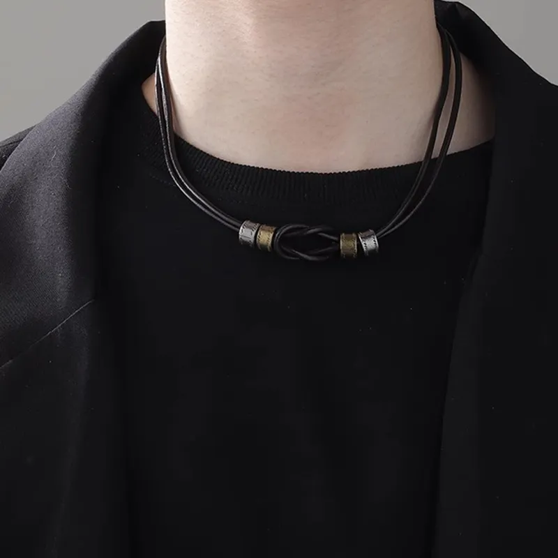 FOREVER MELODY Alloy Necklaces Men's-1