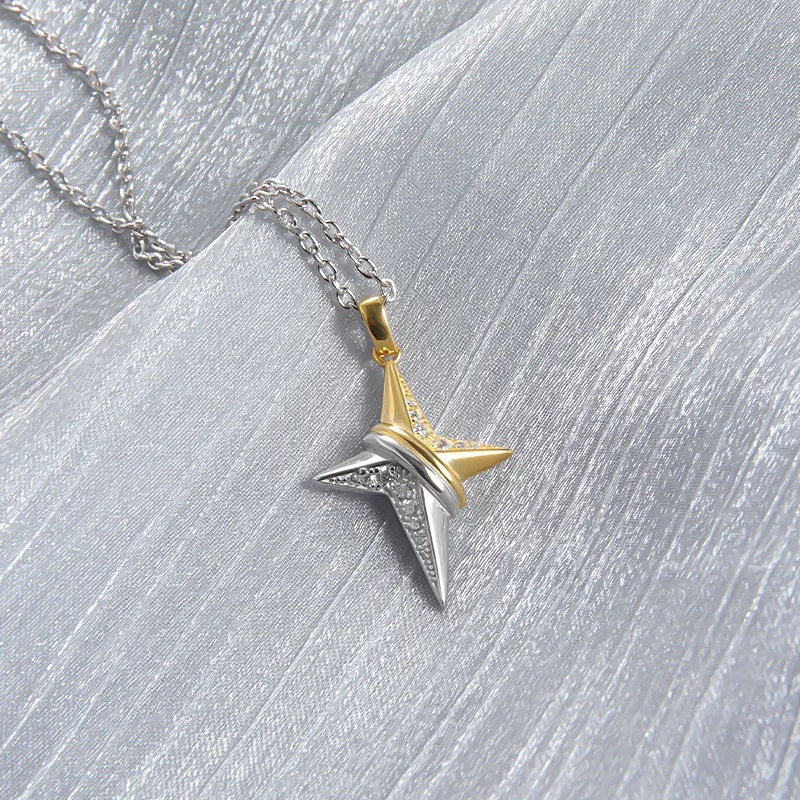 FOREVER MELODY 925 Sterling Silver Necklaces Unisex-2