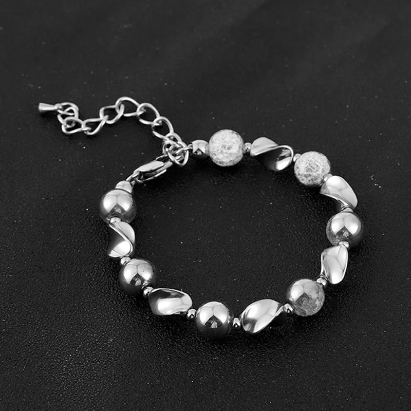 FOREVER MELODY Titanium Steel Bracelets Men's-9