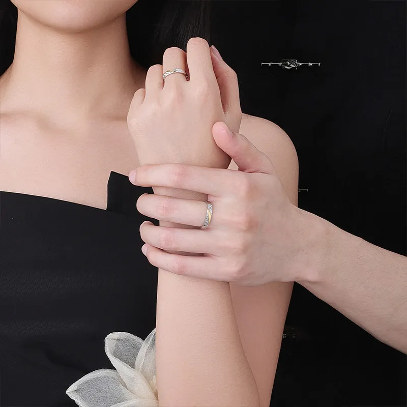 FOREVER MELODY 999 Fine Silver Rings Unisex-3
