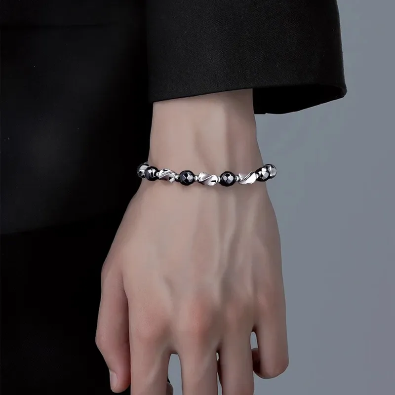 FOREVER MELODY Titanium Steel Bracelets Men's-2