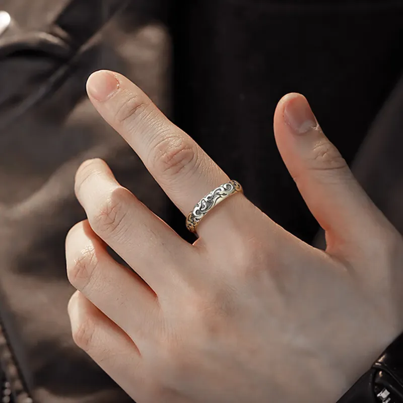 FOREVER MELODY S925 Silver Rings Men's-4