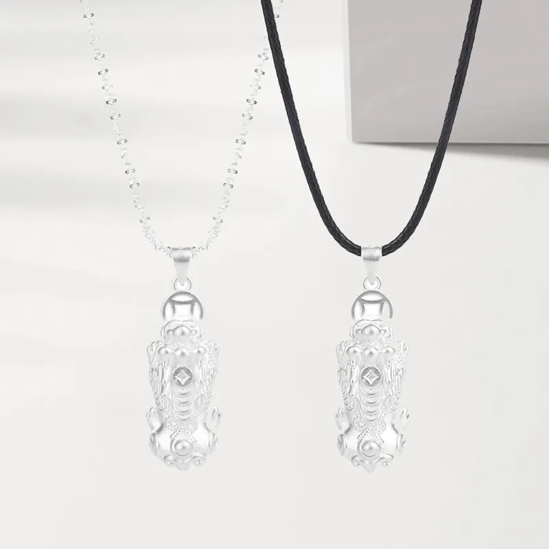 FOREVER MELODY 999 Fine Silver Necklaces Unisex-8