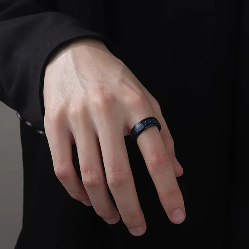 FOREVER MELODY Titanium Steel Rings Unisex-1