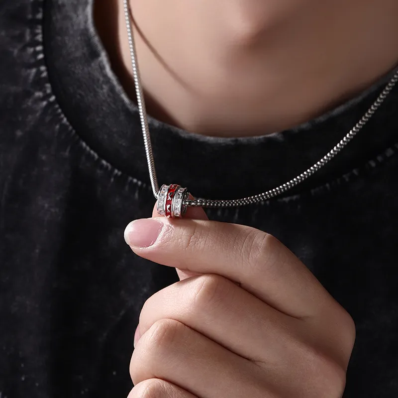 FOREVER MELODY Sterling Silver Necklaces Men's-3