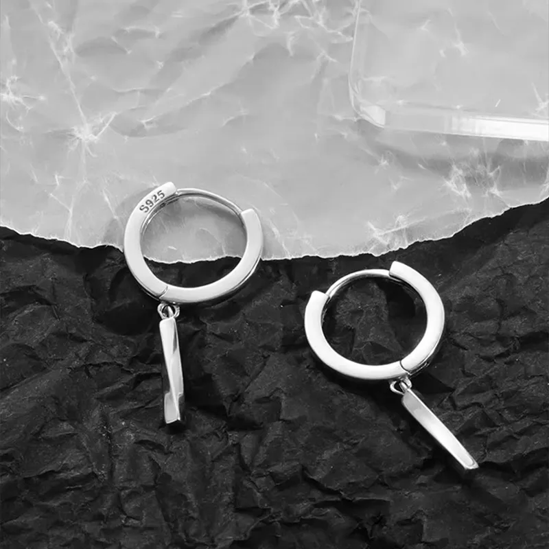 FOREVER MELODY 925 Sterling Silver Earrings Unisex-4