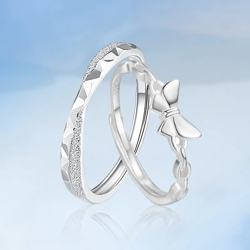 FOREVER MELODY 999 Fine Silver Rings Unisex-4