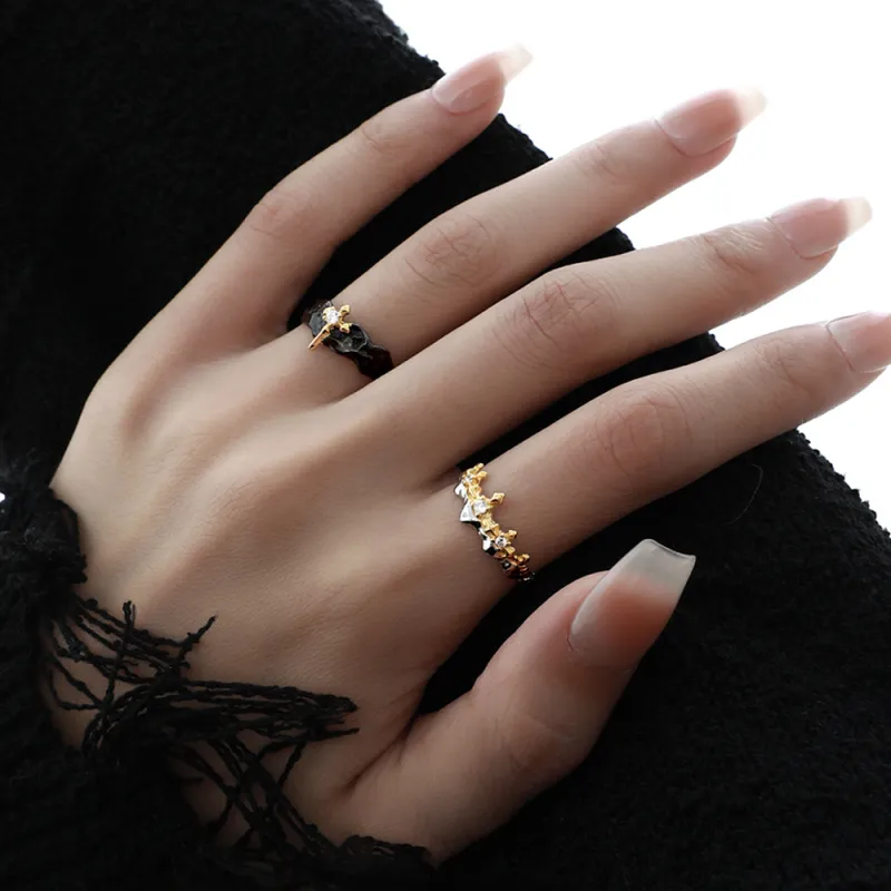 FOREVER MELODY 925 Sterling Silver Rings Unisex-4