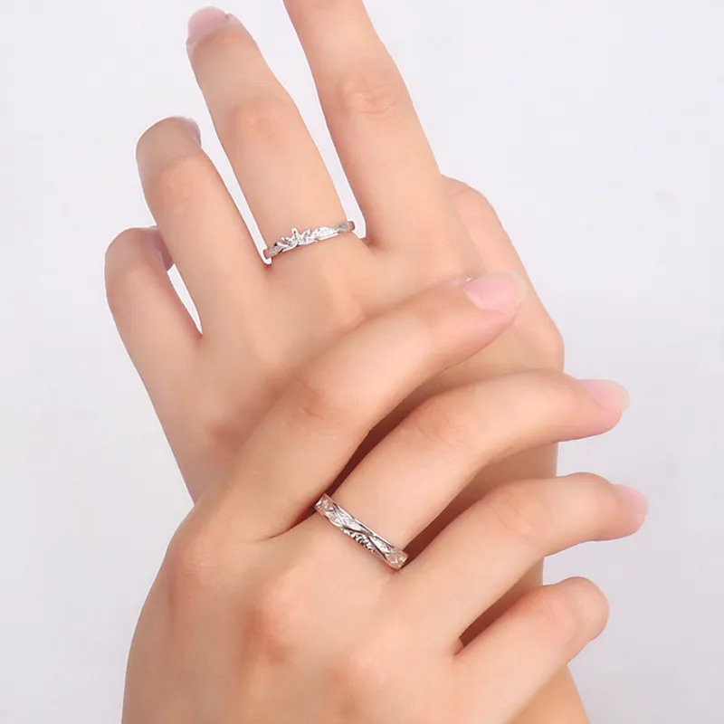 FOREVER MELODY 999 Fine Silver Rings Unisex-4