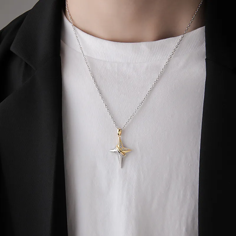 FOREVER MELODY 925 Sterling Silver Necklaces Unisex-1