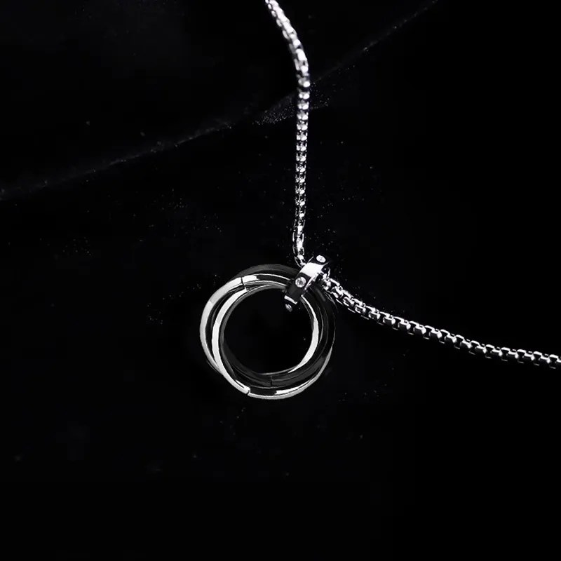 FOREVER MELODY 925 Sterling Silver Necklaces Unisex-4