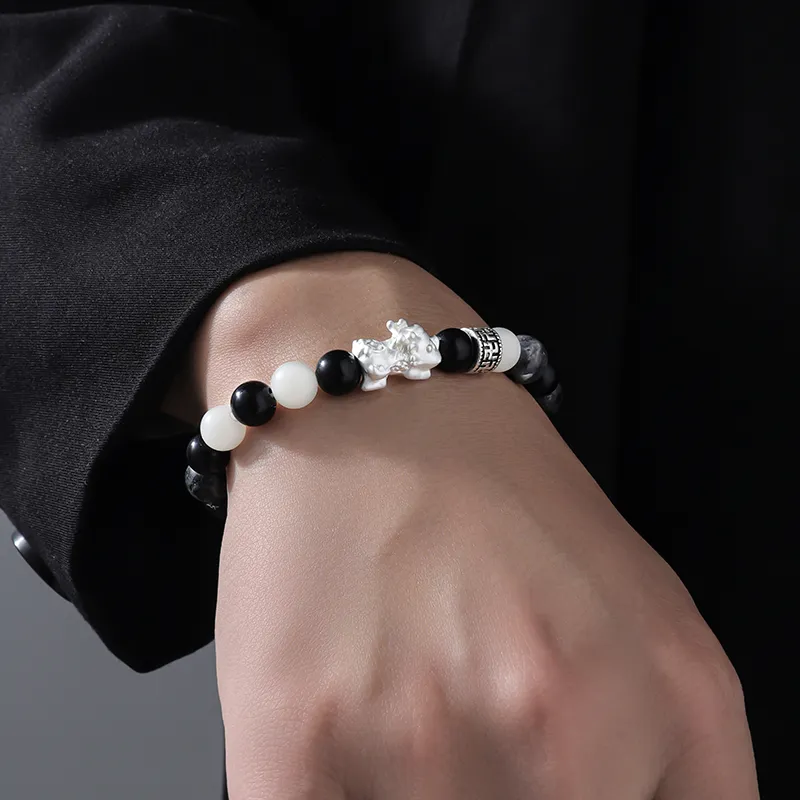 FOREVER MELODY White Jade Bodhi Bracelets Unisex-3