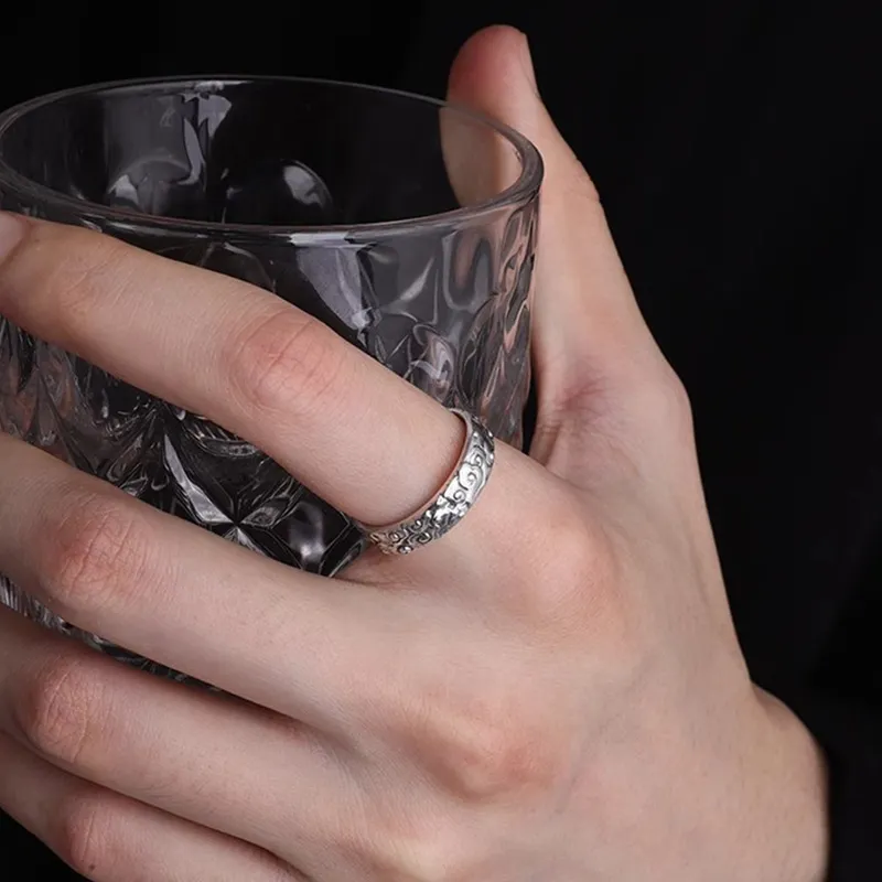 FOREVER MELODY 925 Sterling Silver Rings Unisex-3
