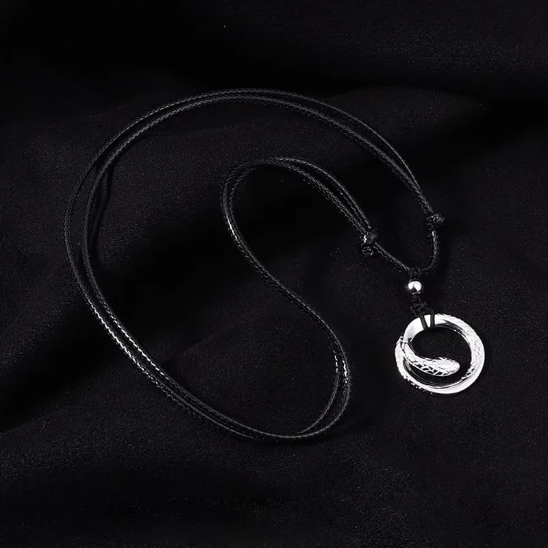 FOREVER MELODY 999 Fine Silver Necklaces Men's-2