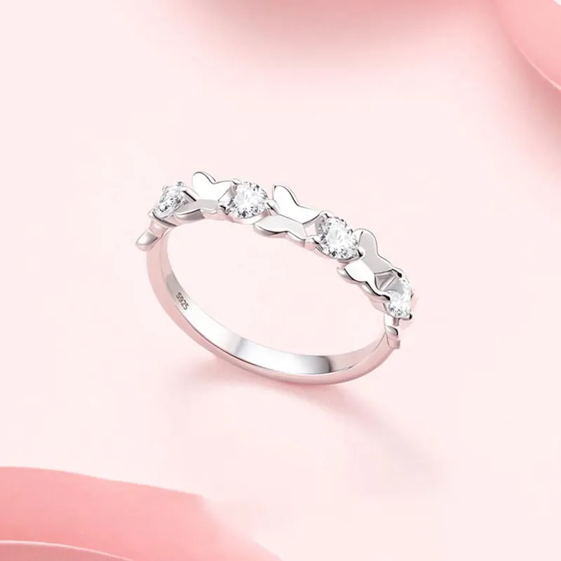 FOREVER MELODY 925 Sterling Silver Rings Unisex-2