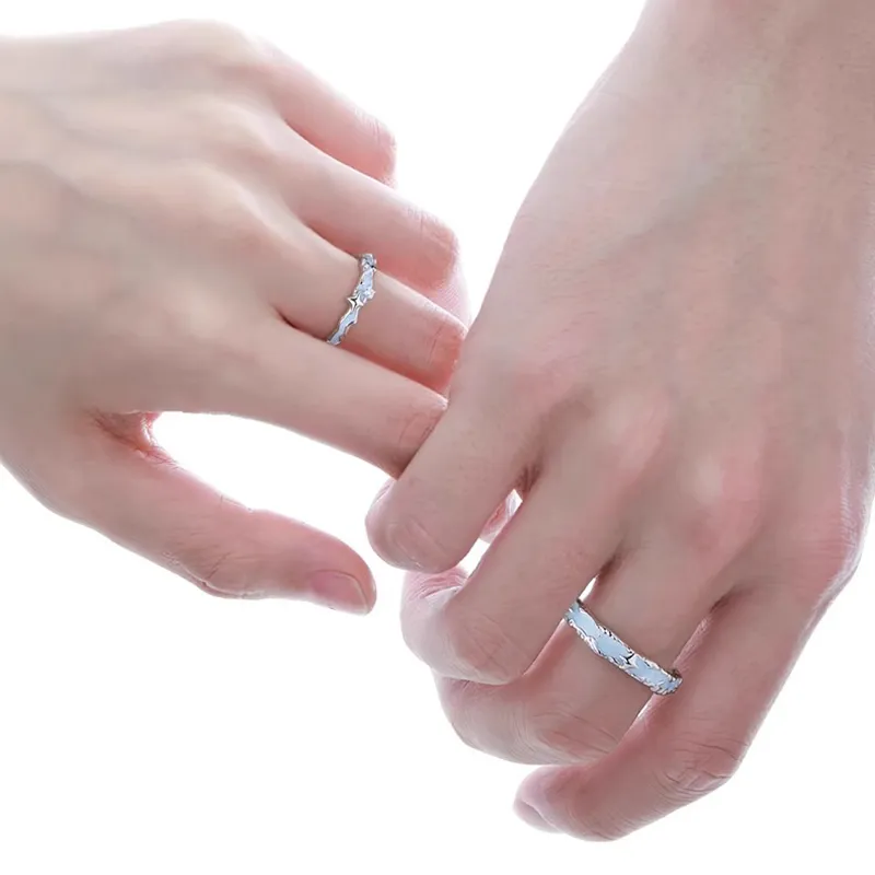 FOREVER MELODY 925 Sterling Silver Rings Unisex-6