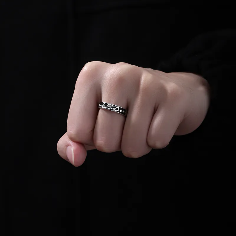 FOREVER MELODY Sterling Silver Rings Men's-1