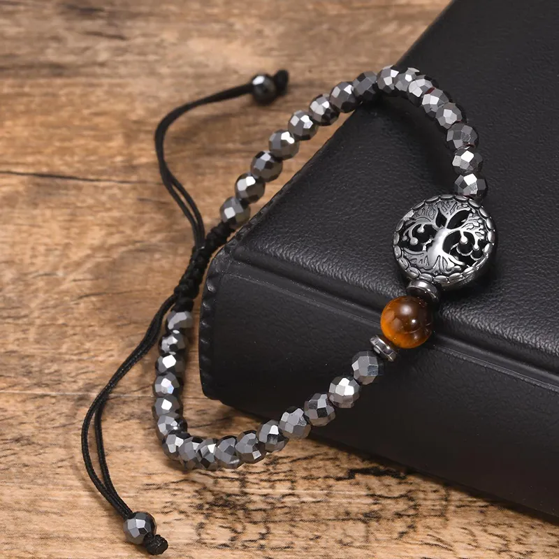 FOREVER MELODY Tiger's Eye Stone Bracelets Unisex-6