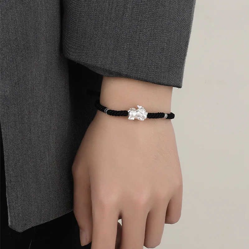 FOREVER MELODY 999 Fine Silver Rope Bracelets Unisex-1