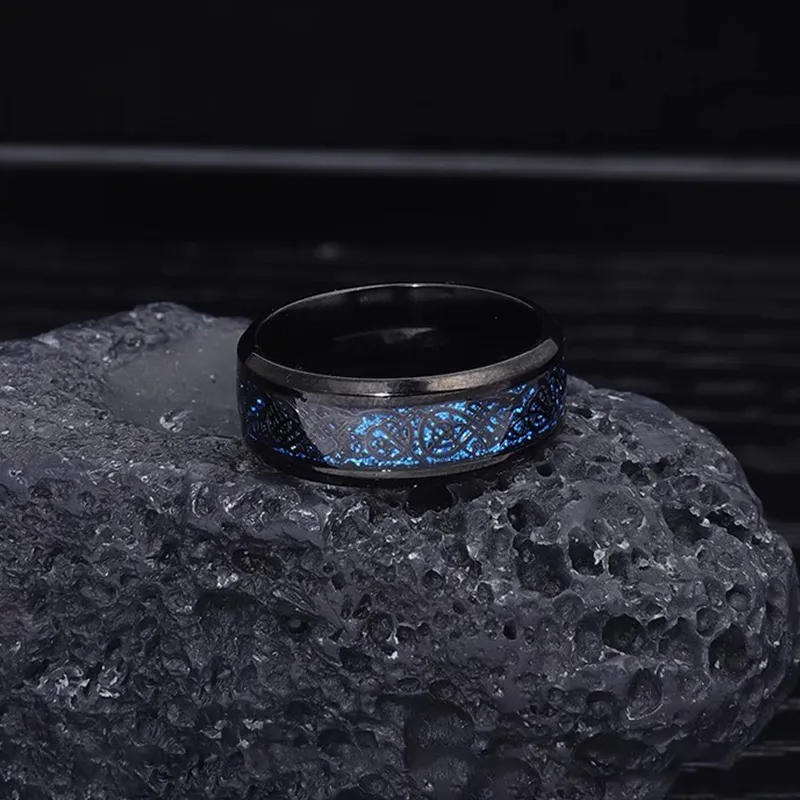 FOREVER MELODY Titanium Steel Rings Unisex-4