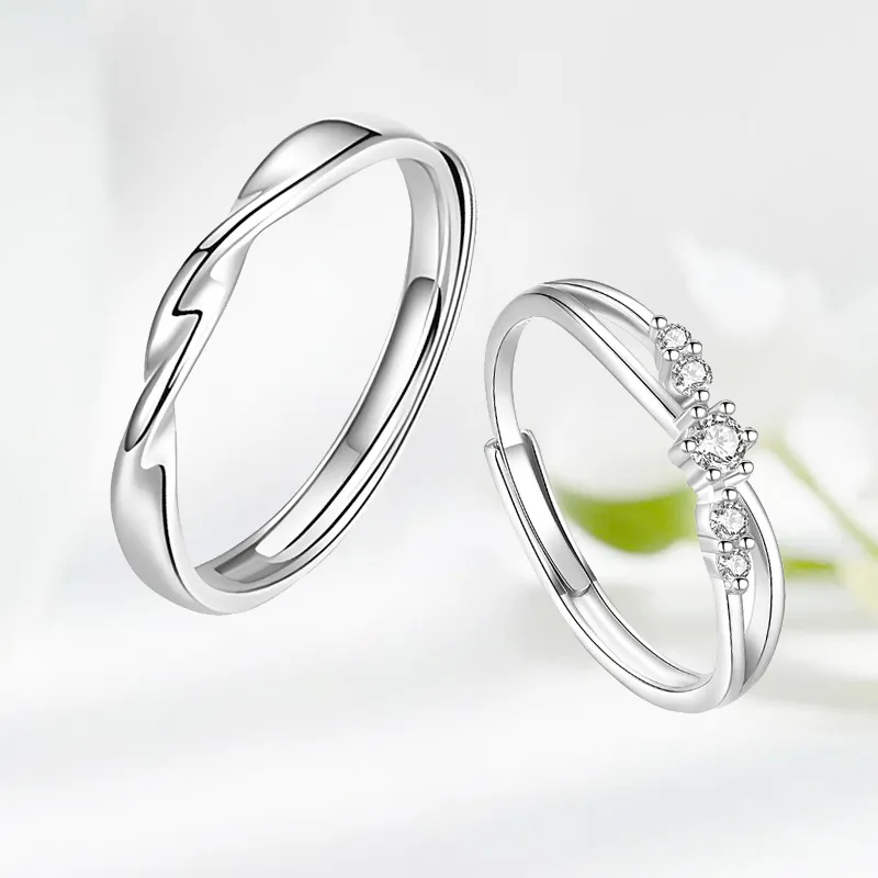 FOREVER MELODY 999 Fine Silver Rings Unisex-5