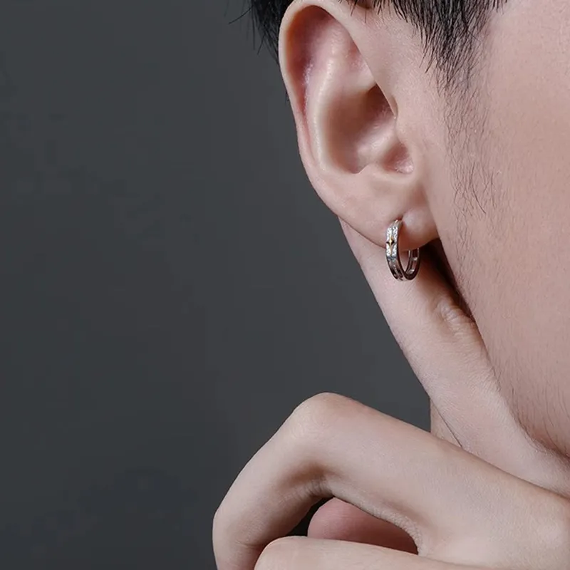 FOREVER MELODY 925 Sterling Silver Earrings Unisex-3