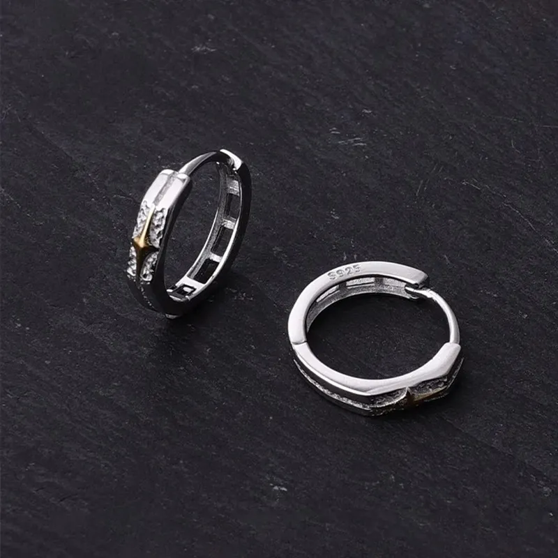FOREVER MELODY 925 Sterling Silver Earrings Unisex-1