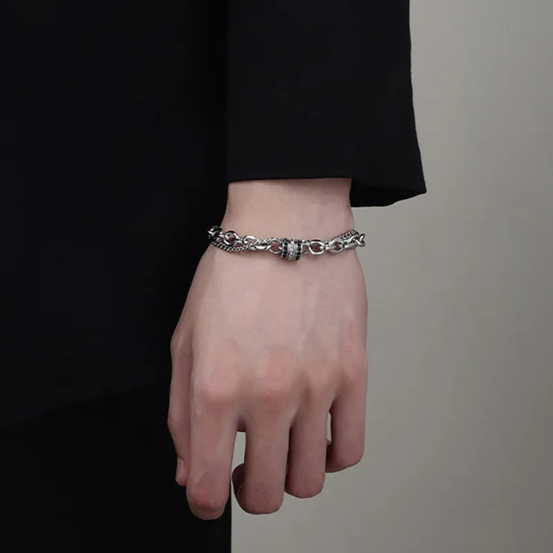 FOREVER MELODY Titanium Steel Bracelets Unisex-7