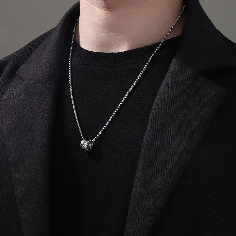 FOREVER MELODY 999 Fine Silver Necklaces Men's-5