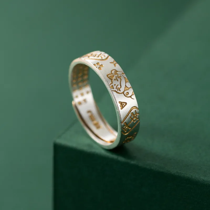 FOREVER MELODY 999 Fine Silver Rings Men's-5