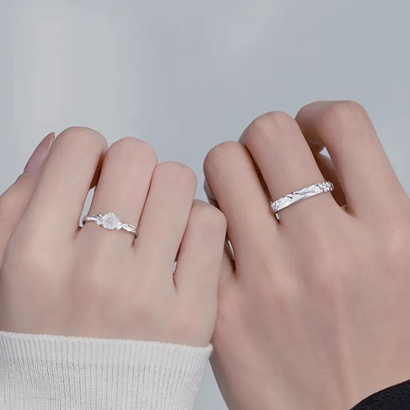 FOREVER MELODY 999 Fine Silver Rings Unisex-5