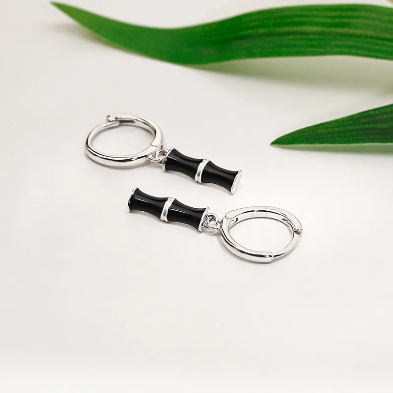 FOREVER MELODY 999 Fine Silver Earrings Men's-3