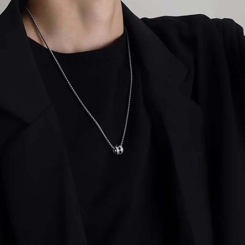 FOREVER MELODY 999 Fine Silver Necklaces Men's-7