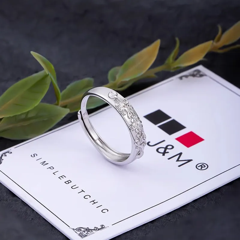 FOREVER MELODY Sterling Silver Rings Unisex-5