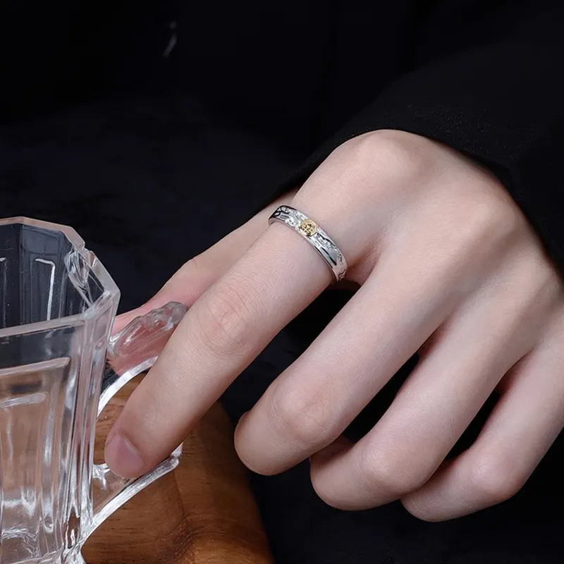 FOREVER MELODY 999 Fine Silver Rings Men's-3