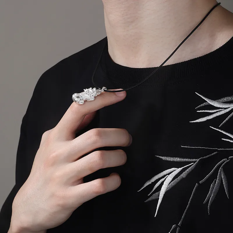 FOREVER MELODY 999 Fine Silver Necklaces Unisex-4