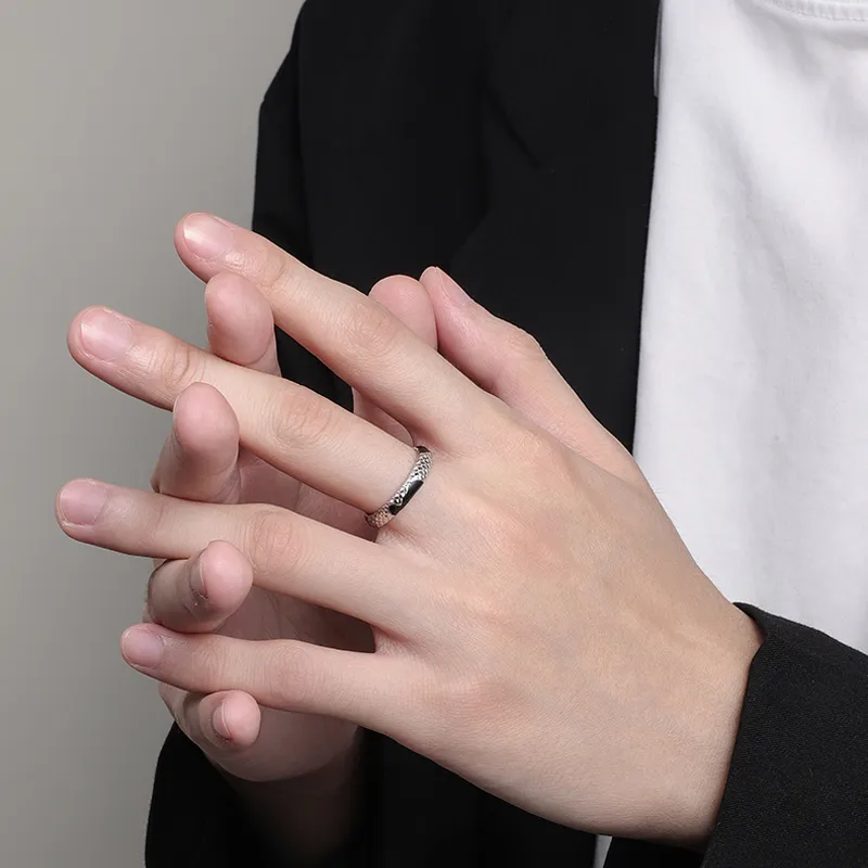 FOREVER MELODY 999 Fine Silver Rings Men's-4