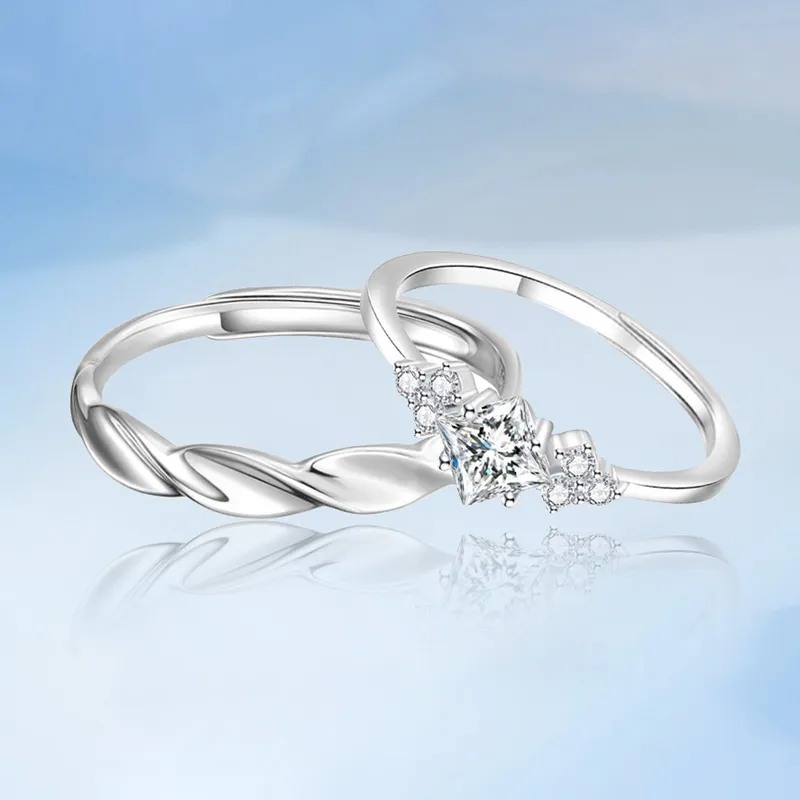 FOREVER MELODY Sterling Silver Rings Unisex-1