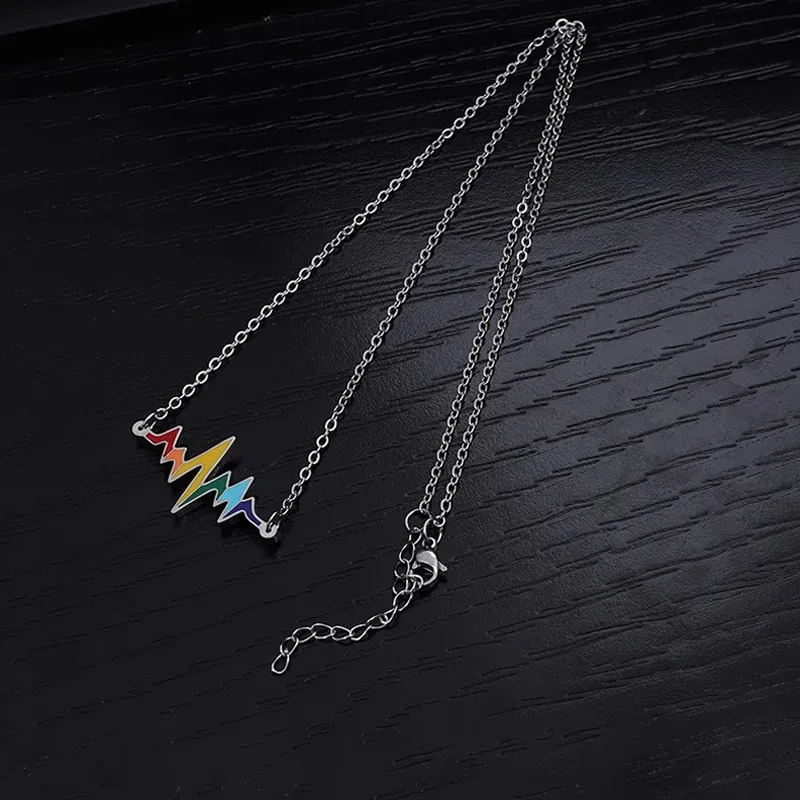FOREVER MELODY Titanium Steel Necklaces Men's-5