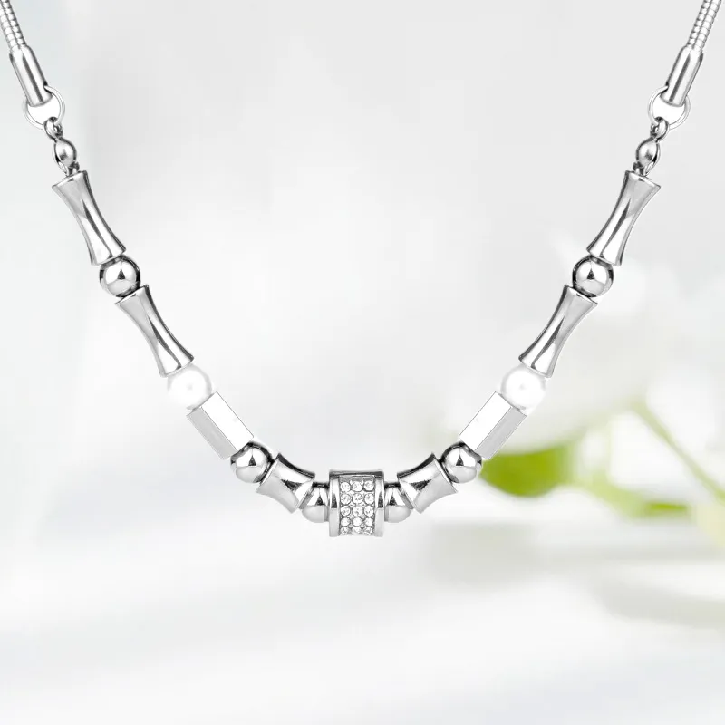 FOREVER MELODY Titanium Steel Necklaces Men's-2