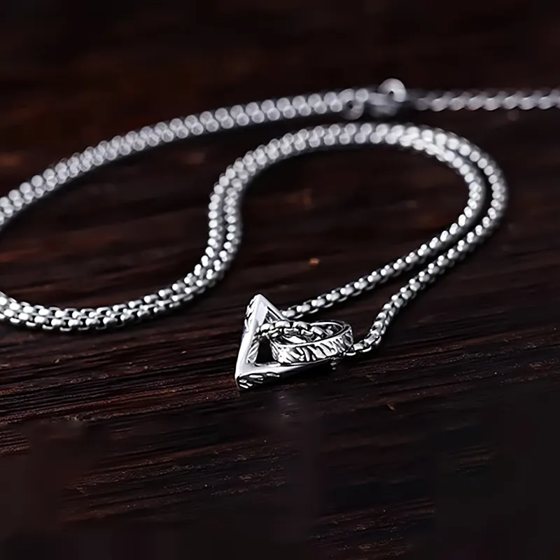 FOREVER MELODY 999 Fine Silver Necklaces Men's-3