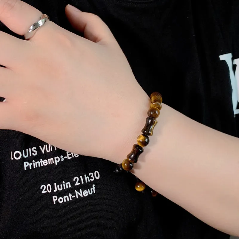 FOREVER MELODY Tiger's Eye Stone Bracelets Unisex-4
