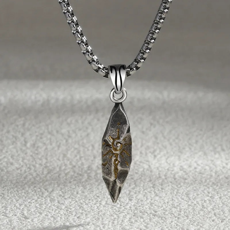FOREVER MELODY Copper/Titanium Steel Necklaces Men's-7