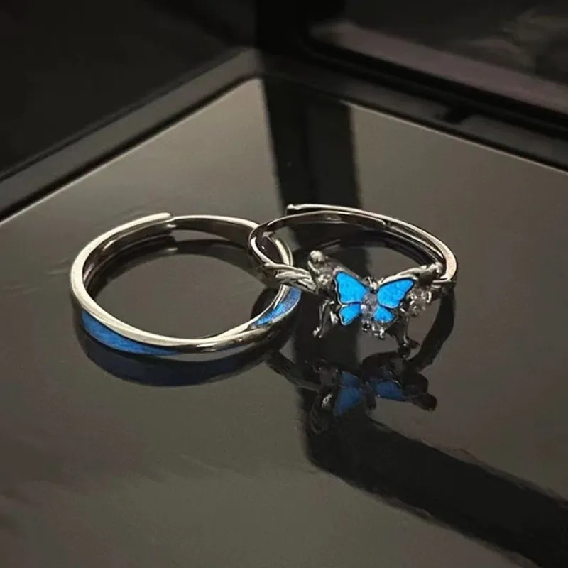 FOREVER MELODY Zircon Rings Unisex-2