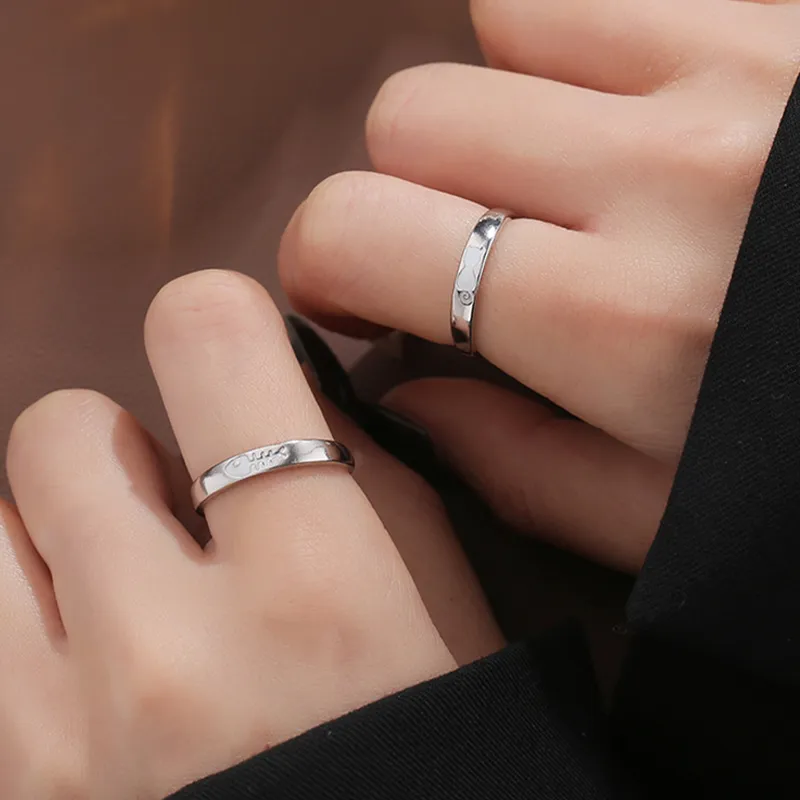 FOREVER MELODY 999 Fine Silver Rings Unisex-4