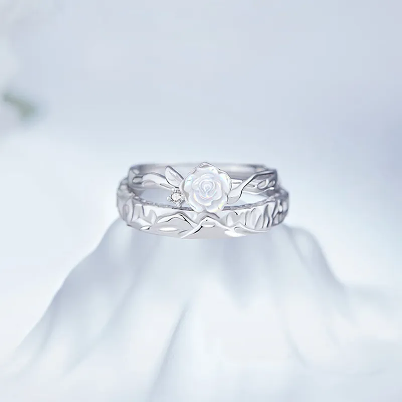 FOREVER MELODY 999 Fine Silver Rings Unisex-1