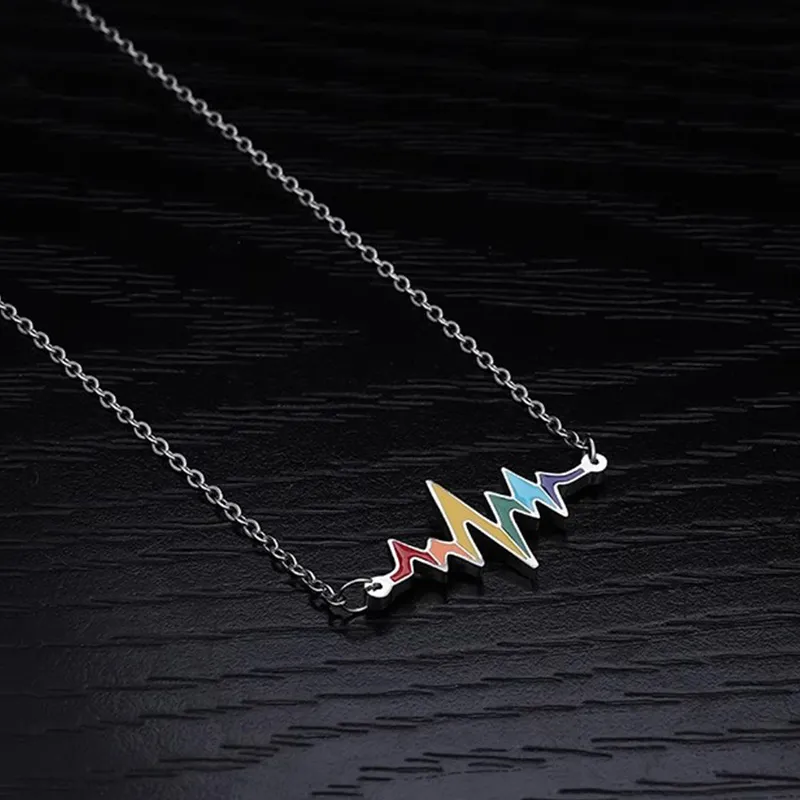 FOREVER MELODY Titanium Steel Necklaces Men's-4